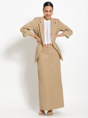 Blazer over in canvas di cotone - Compagnia Italiana