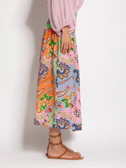 Gonna lunga stampa cachemire - Compagnia Italiana