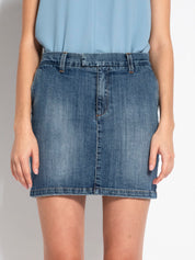 Minigonna in denim wash - Compagnia Italiana