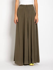 Gonna lunga in tencel con tasche - Compagnia Italiana