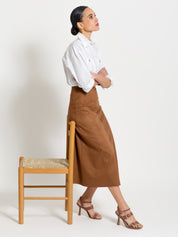 Camicia cropped in cotone - Compagnia Italiana