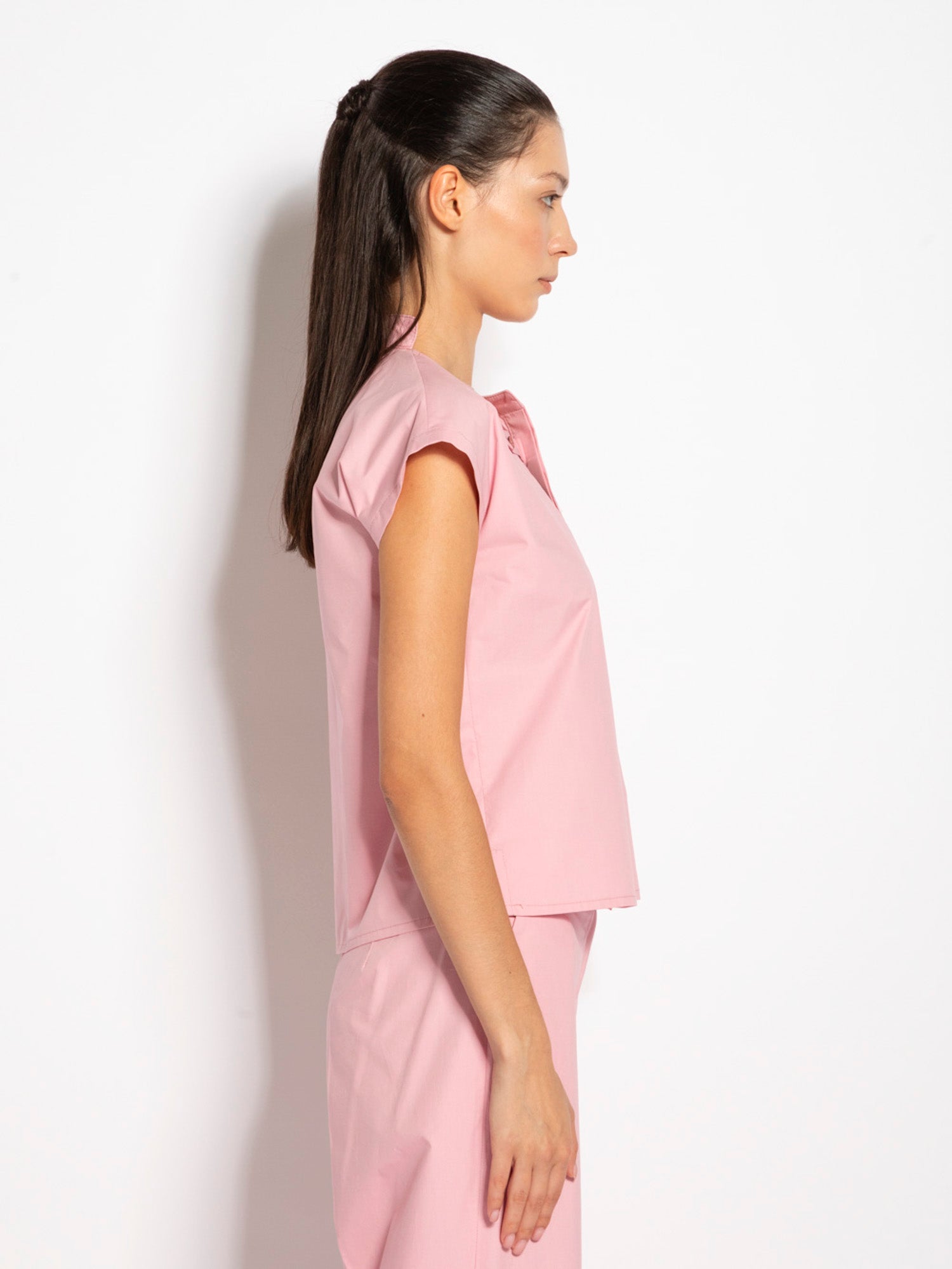 Top in cotone smanicato - Compagnia Italiana