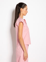 Top in cotone smanicato - Compagnia Italiana