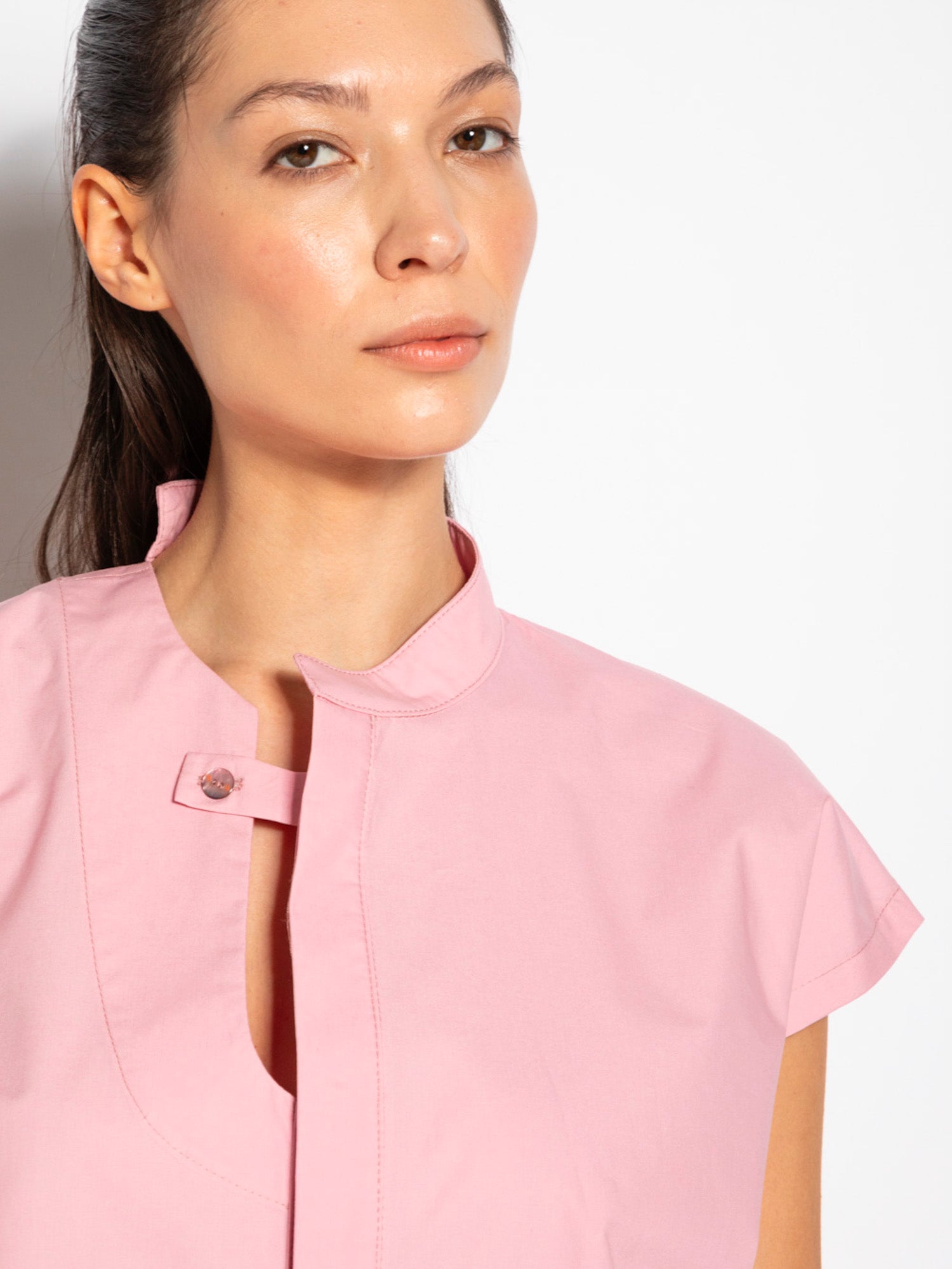 Top in cotone smanicato - Compagnia Italiana