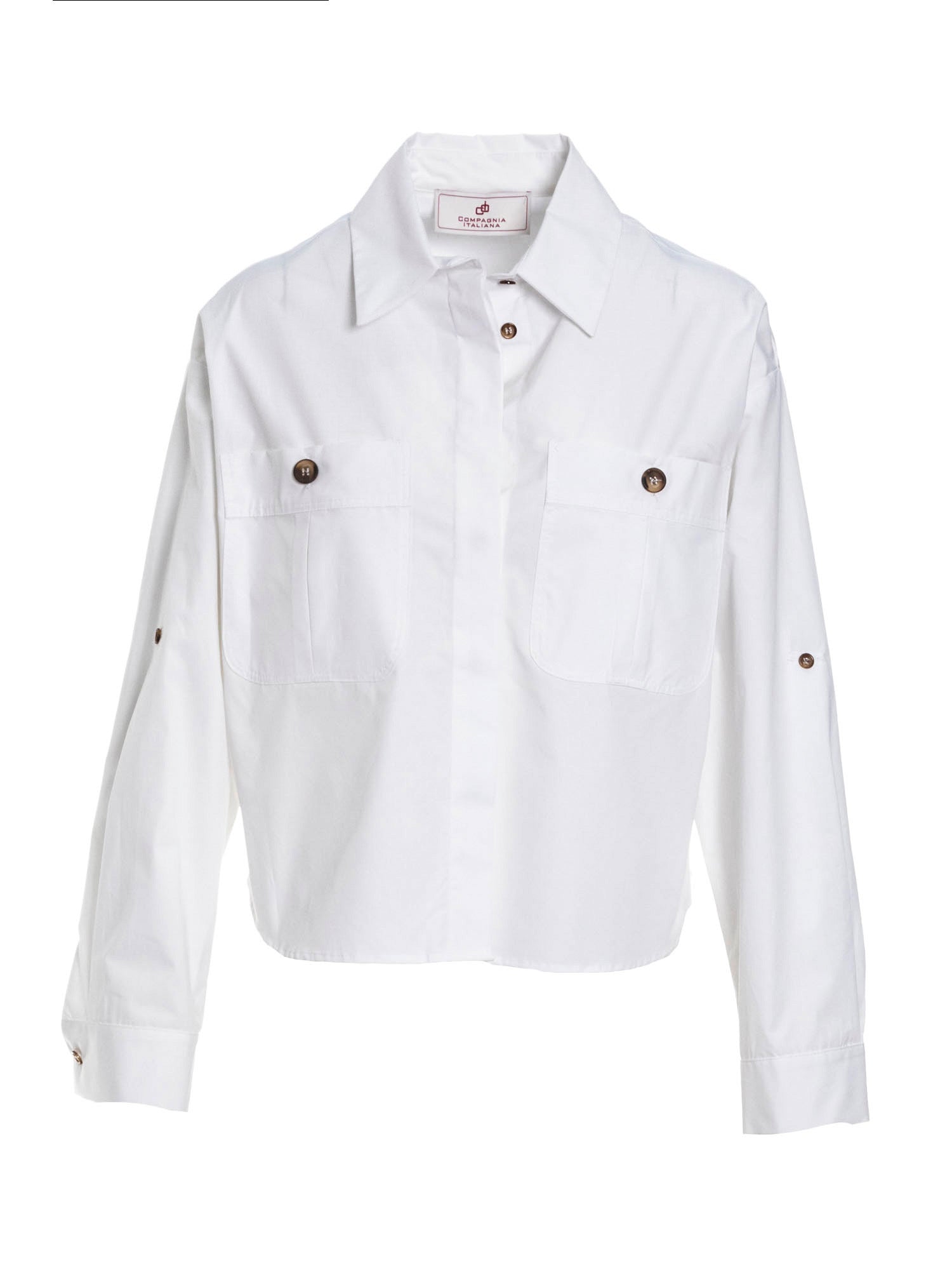 Camicia in cotone con lacci - Compagnia Italiana