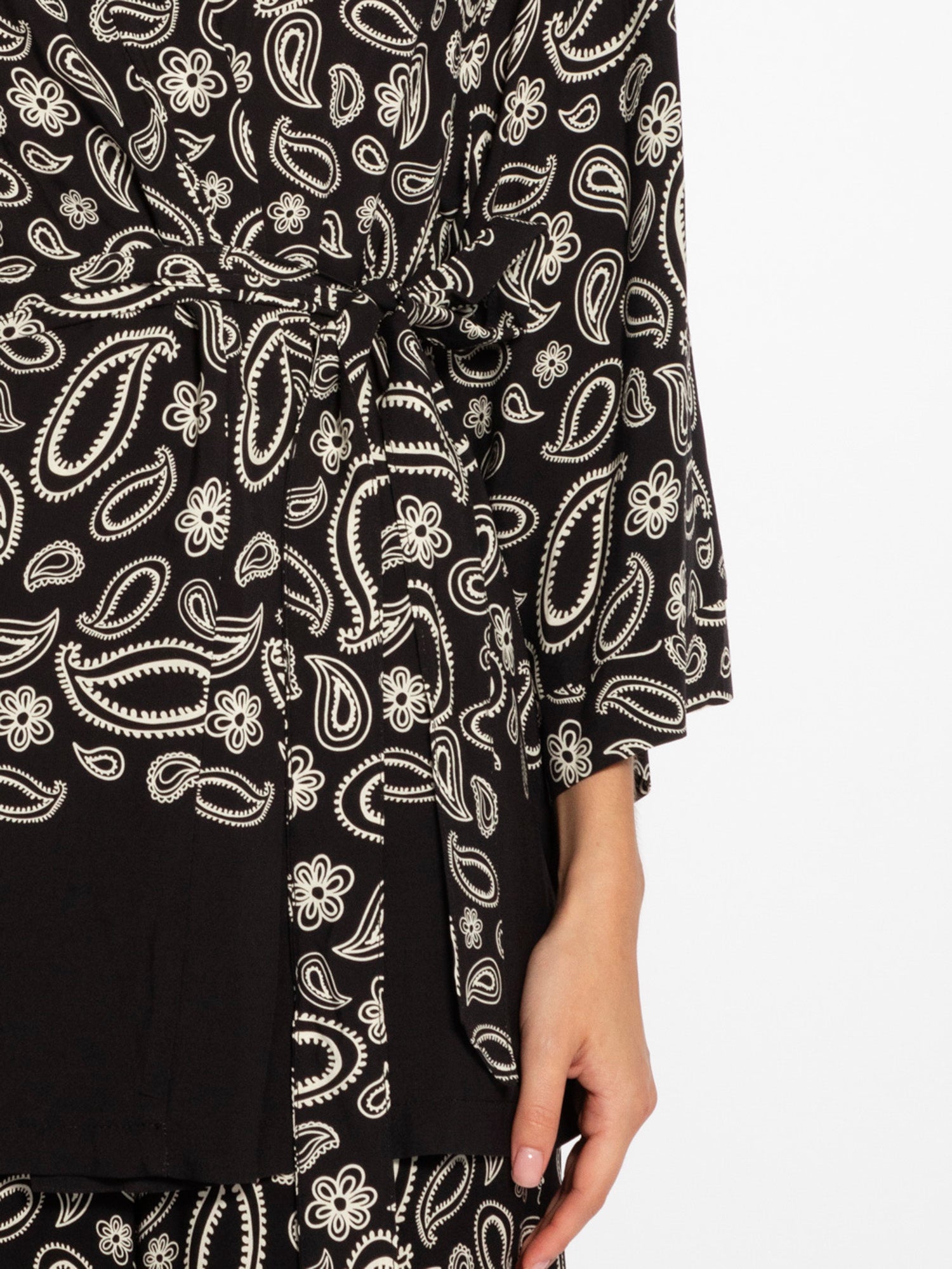 Giacca kimono con stampa bandana - Compagnia Italiana