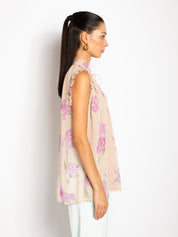 Blusa con stampa orchidea - Compagnia Italiana