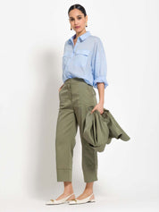 Camicia in mussola di cotone con tasche - Compagnia Italiana