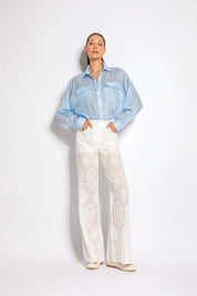 Camicia in mussola di cotone con tasche - Compagnia Italiana