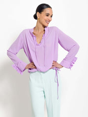 Blusa con rouches - Compagnia Italiana
