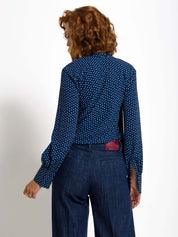 Blusa in georgette con sciarpa - Compagnia Italiana