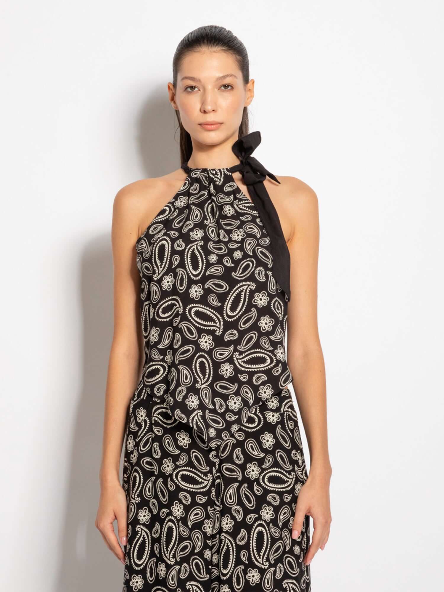 Top stampa bandana - Compagnia Italiana