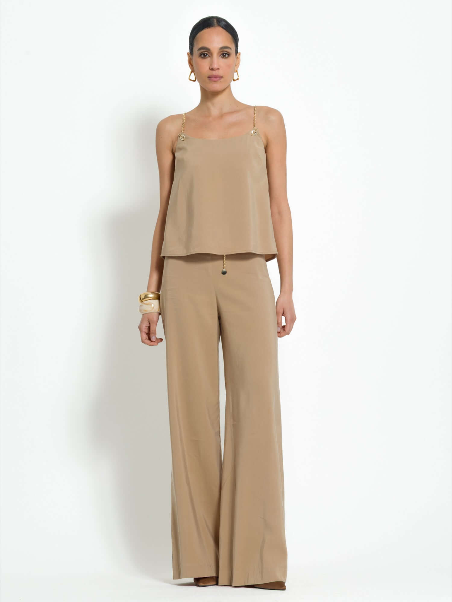 Top con catene in tencel - Compagnia Italiana