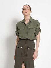 Camicia con tasche in lino - Compagnia Italiana