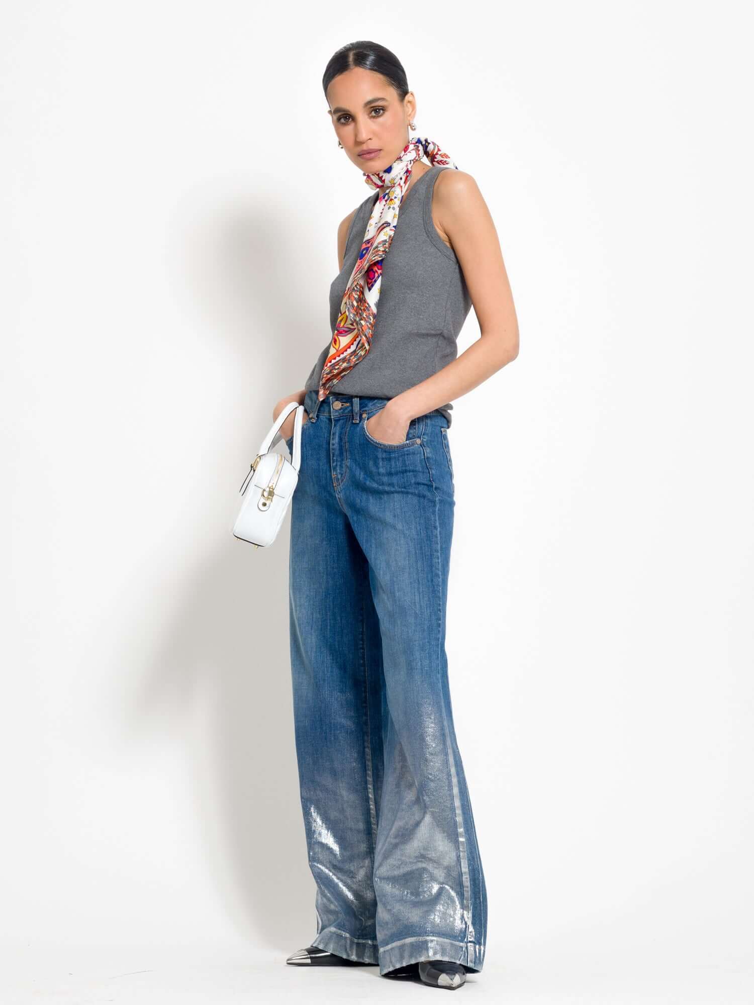 Canotta in cotone a costine - Compagnia Italiana