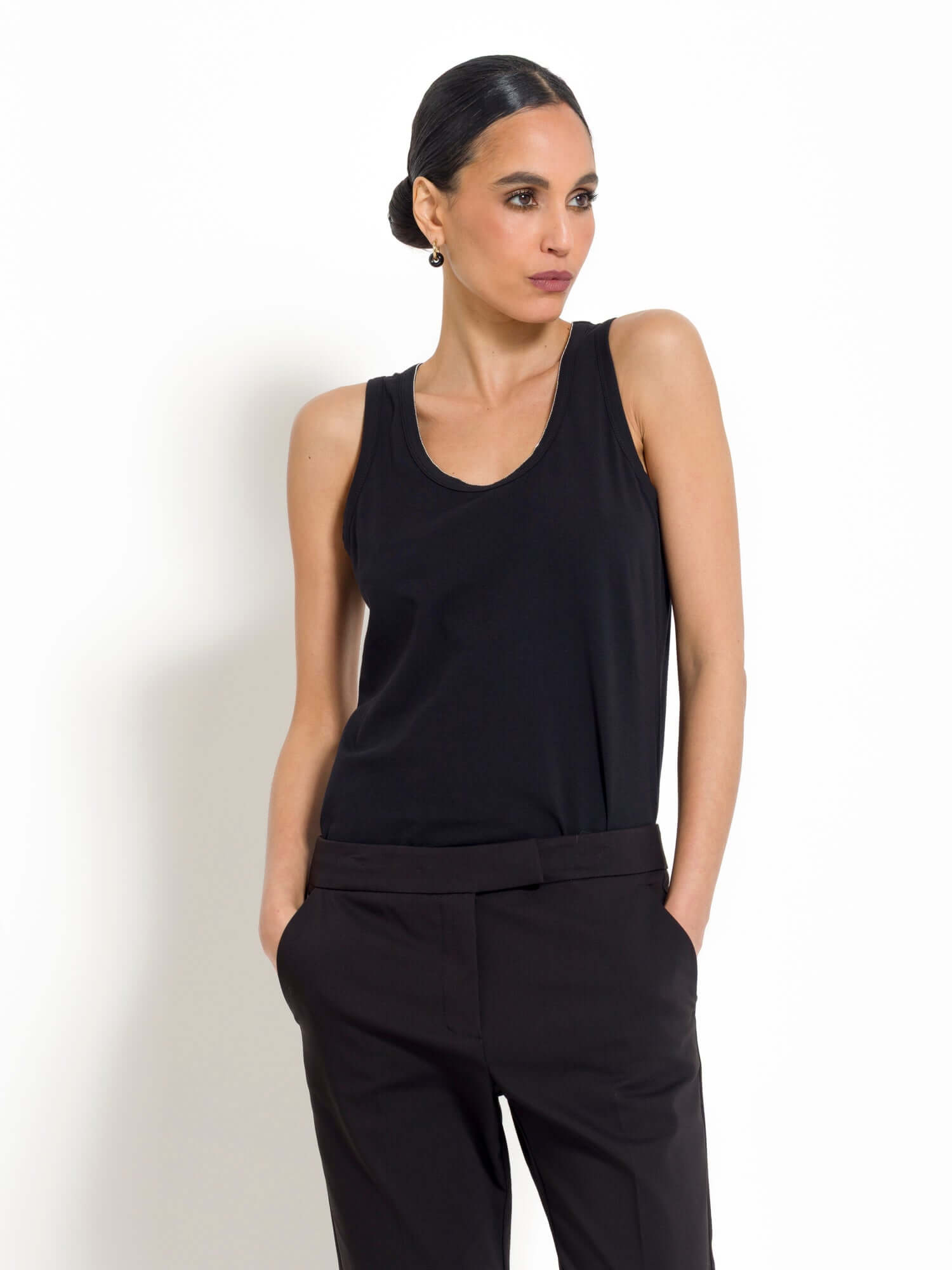 Canotta in cotone a costine - Compagnia Italiana