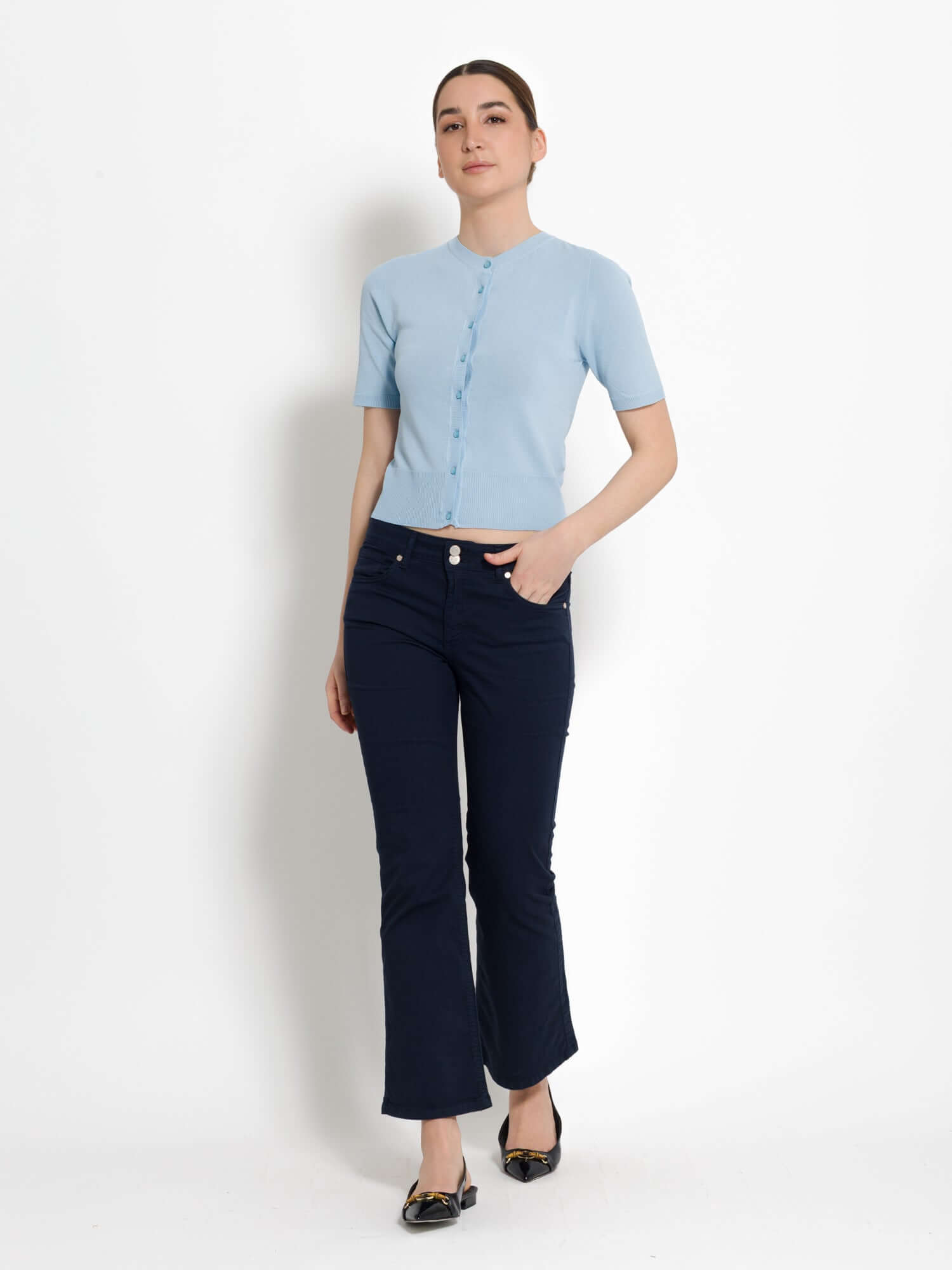 Cardigan mezza manica - Compagnia Italiana