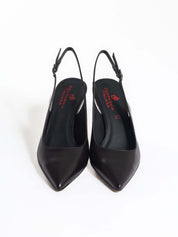 Decollete slingback in pelle - Compagnia Italiana