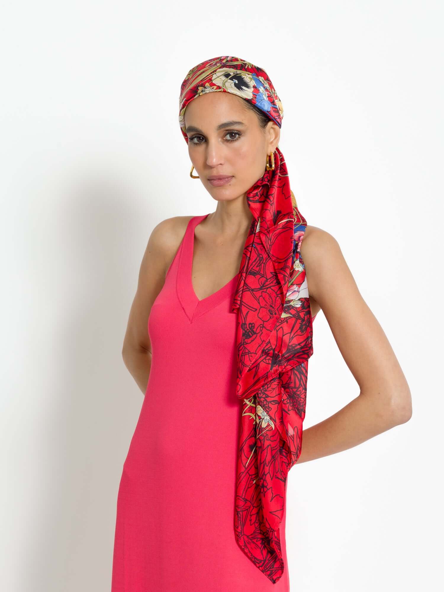 Stola stampa fiori - Compagnia Italiana