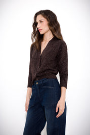 Lurex cardigan