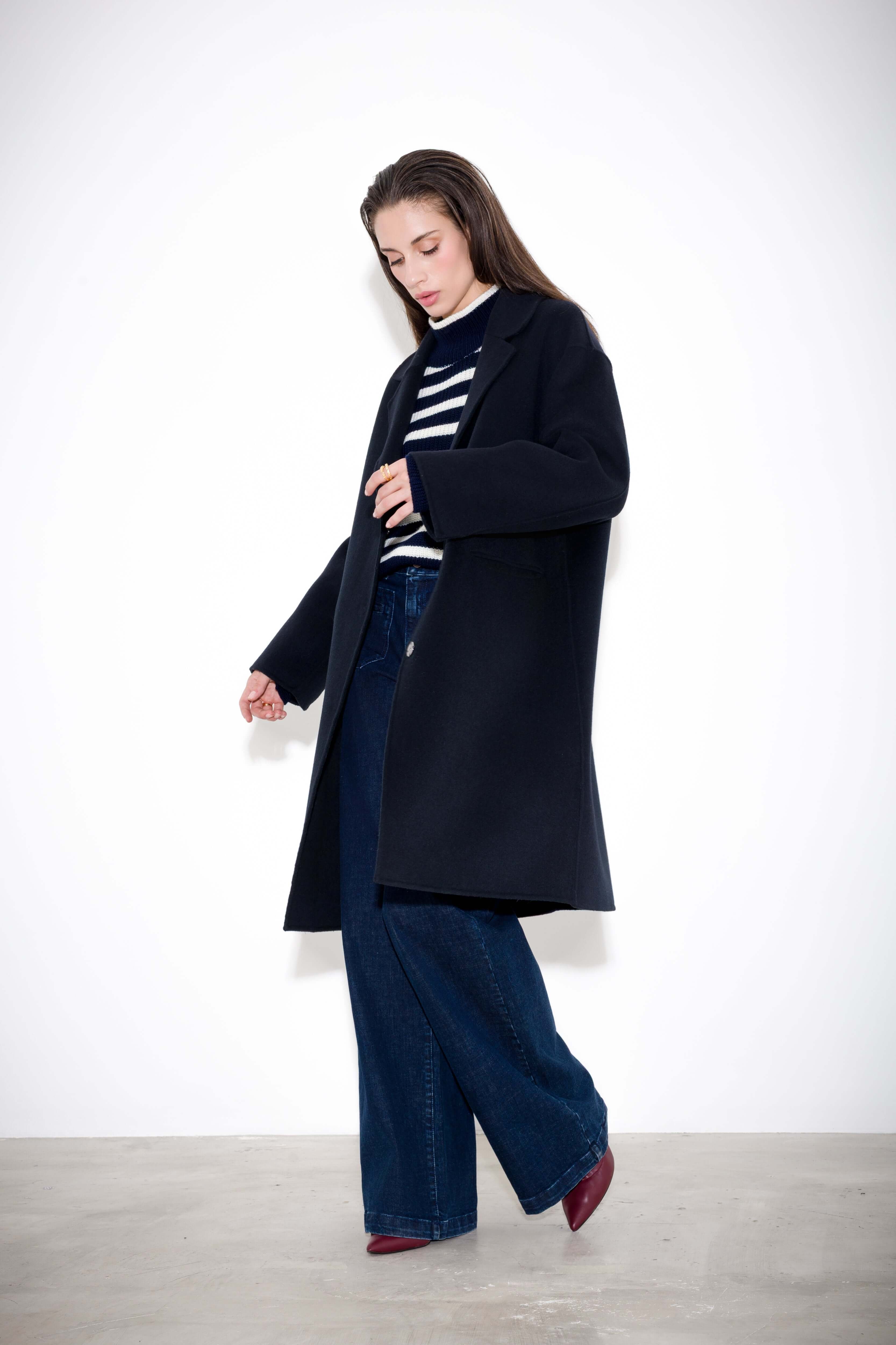 Cappotto in lana double - Compagnia Italiana