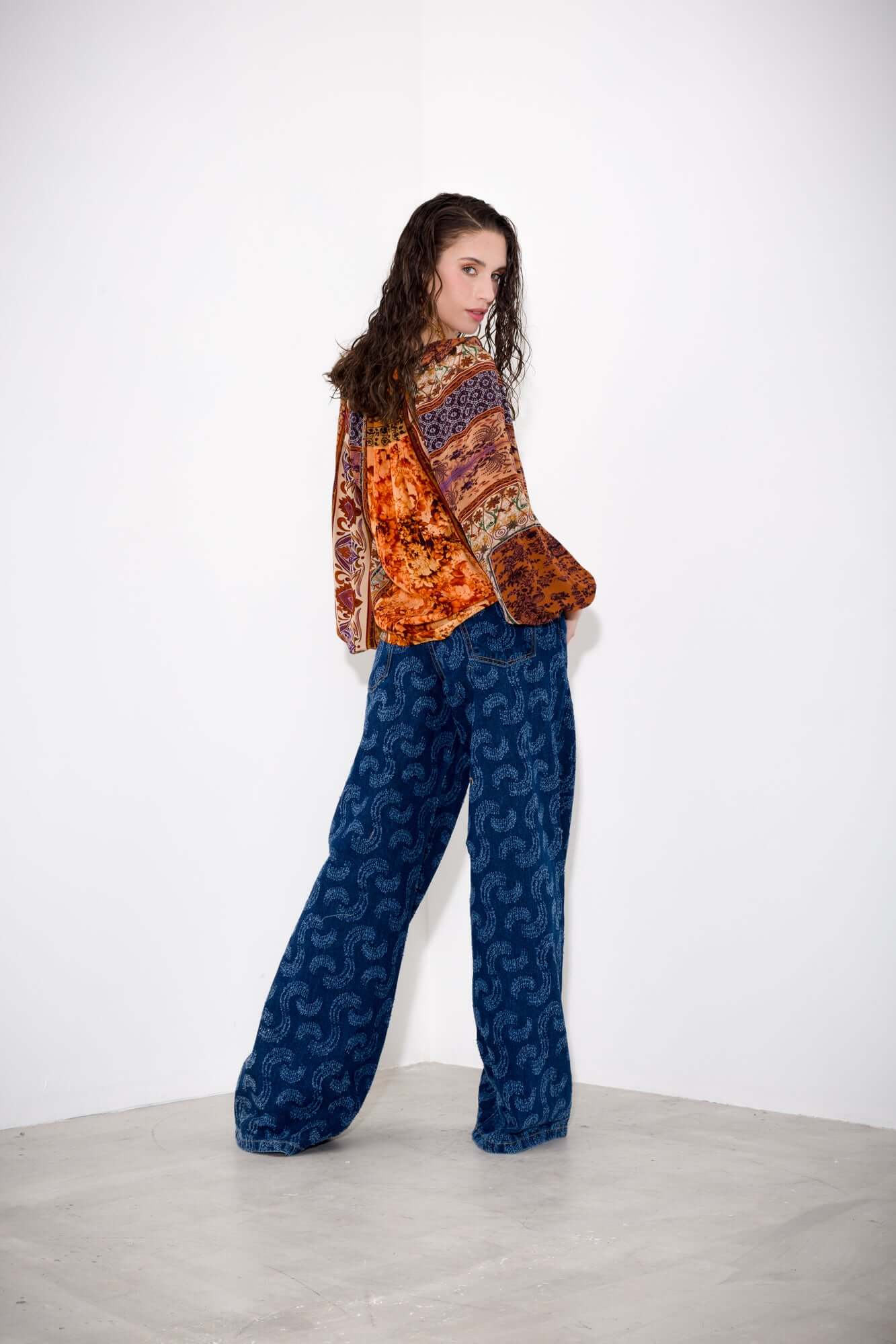 Pantalone denim punzonato - K Kulture - Compagnia Italiana