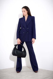 Pantalone flare gessato - Compagnia Italiana