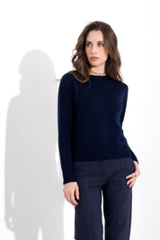 Maglia in pura lana girocollo FRIENDLY SWEATER