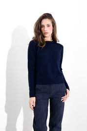 Maglia in pura lana girocollo FRIENDLY SWEATER