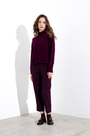 Maglia in pura lana melange a lupetto FRIENDLY SWEATER