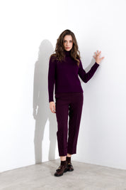 Maglia in pura lana melange a lupetto FRIENDLY SWEATER