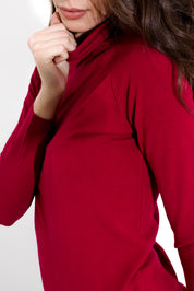 Ribbed turtleneck sweater