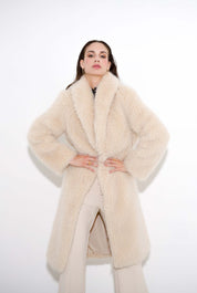 Ecopelliccia lunga alpaca - Compagnia Italiana