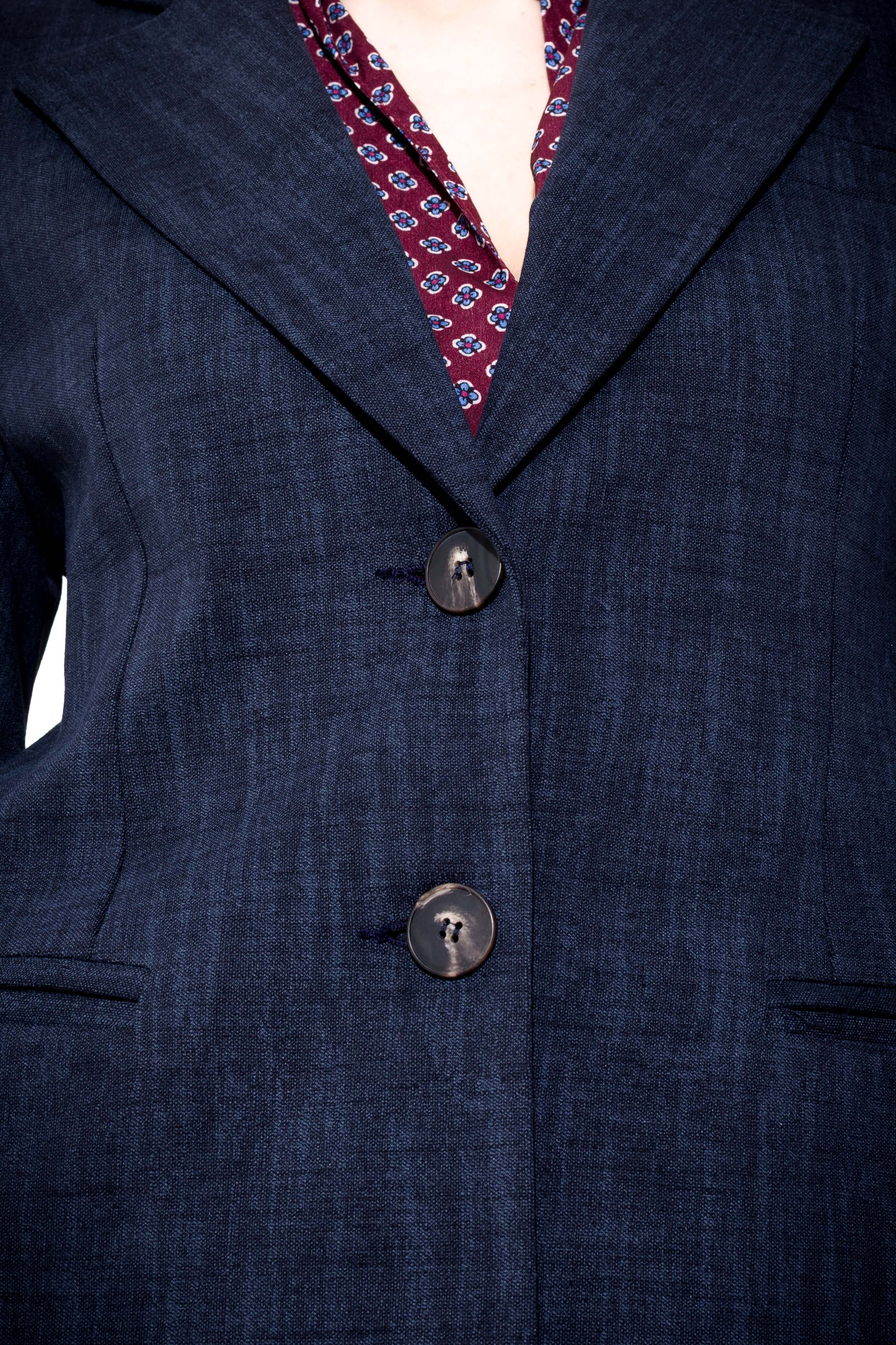 Blazer monopetto in punto milano melange - Compagnia Italiana
