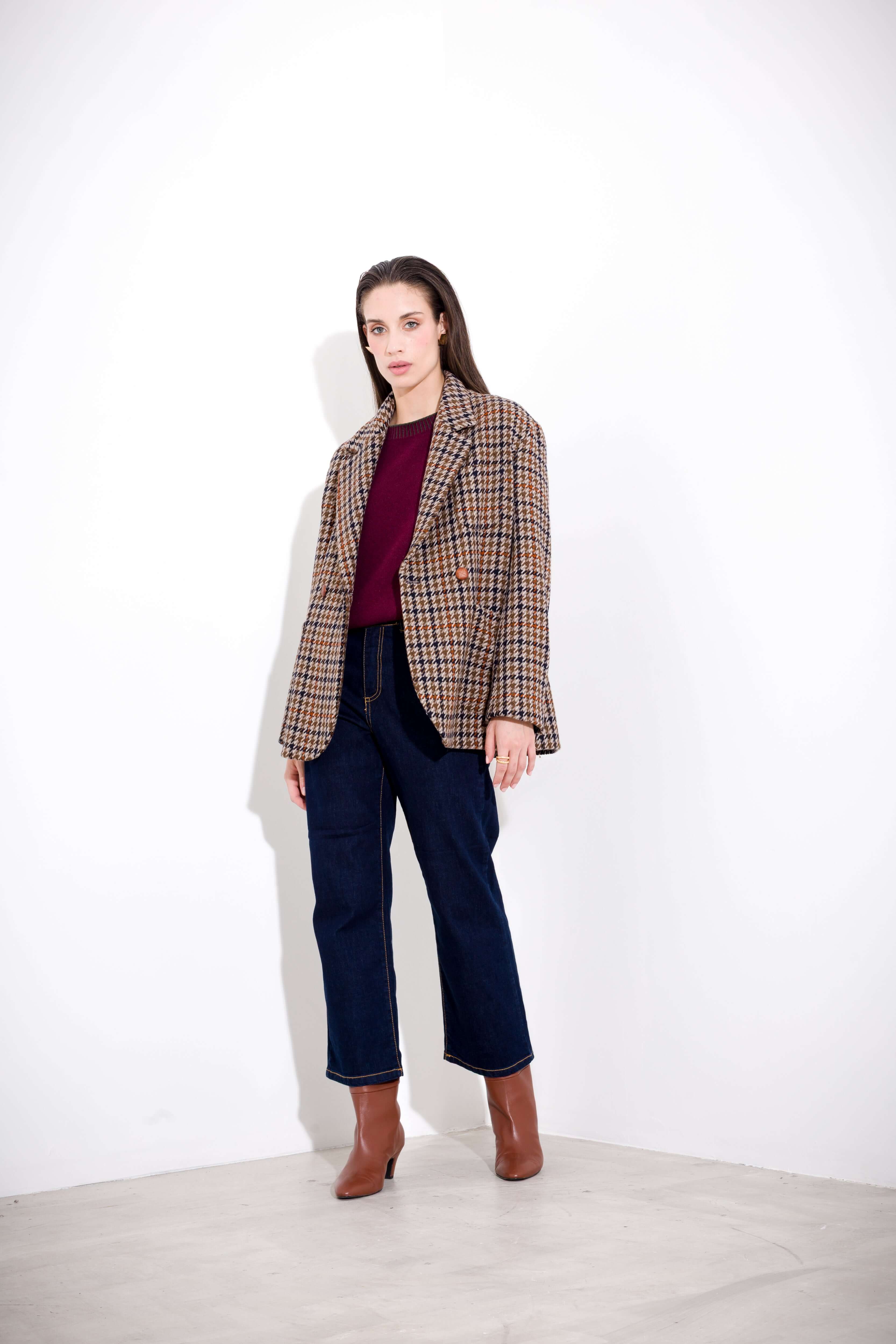 Pantalone in denim wide leg - Compagnia Italiana