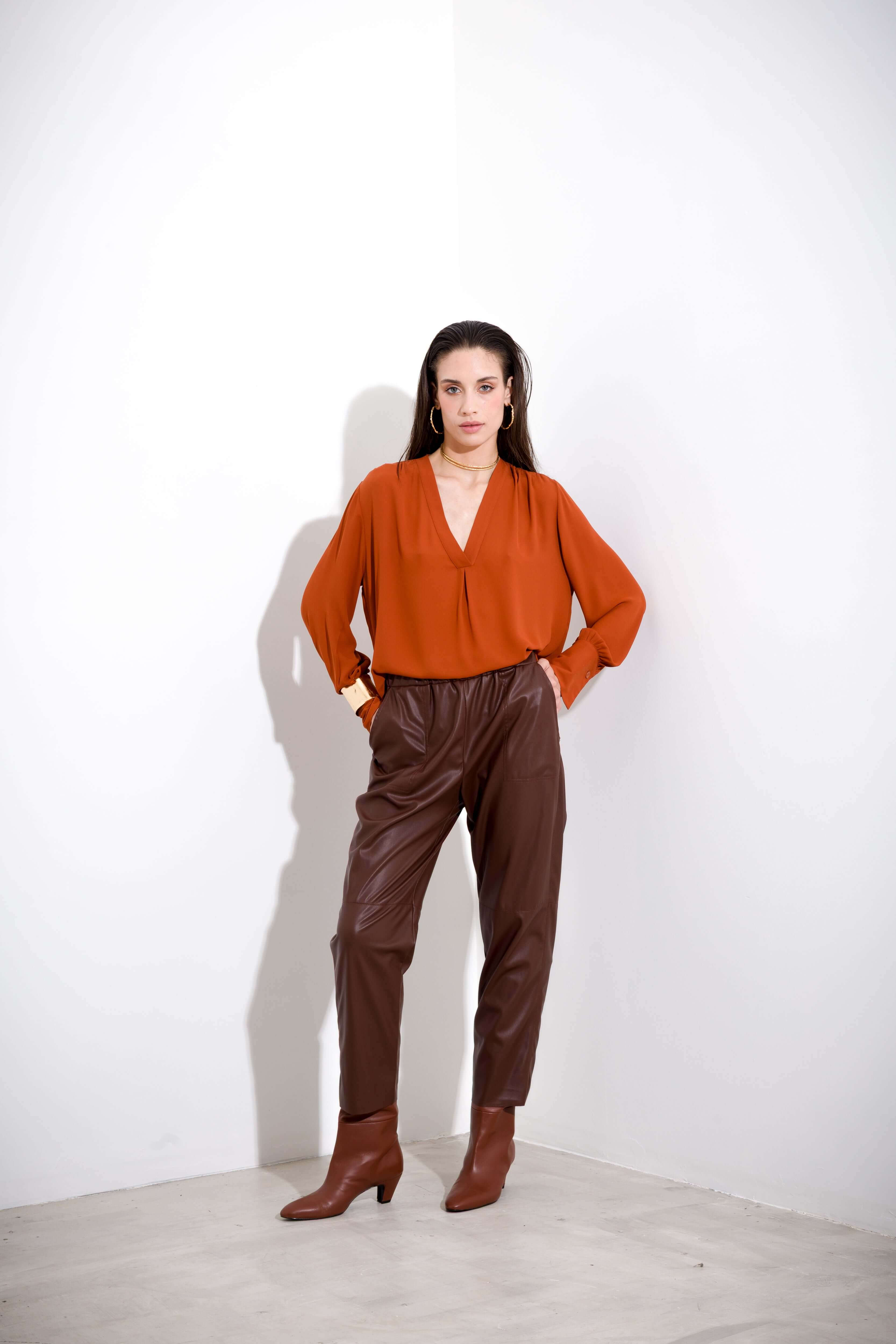 Blusa in viscosa - Compagnia Italiana