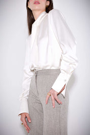 Blusa nodo in raso - Compagnia Italiana