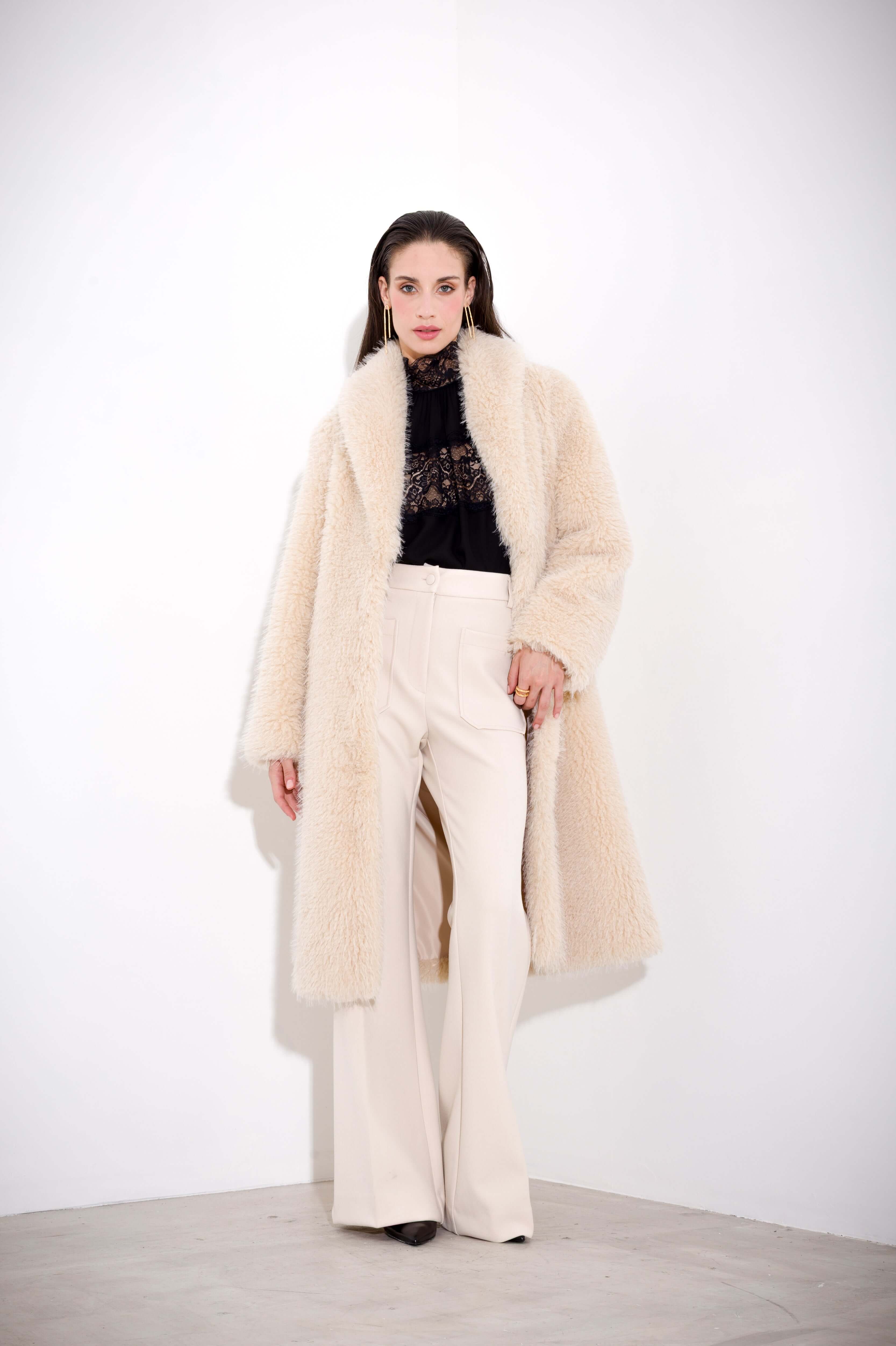 Ecopelliccia lunga alpaca - Compagnia Italiana
