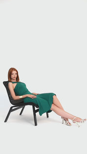 Abito midi scollo nodo - Compagnia Italiana