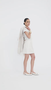 Minigonna in broccato - Compagnia Italiana