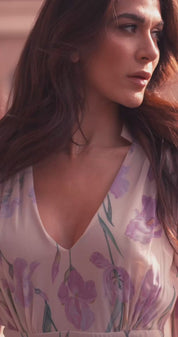 Abito lungo stampa orchidea - Compagnia Italiana