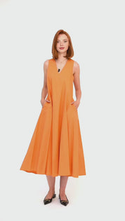 Abito lungo in cotone - Compagnia Italiana