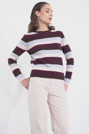 Striped wool sweater