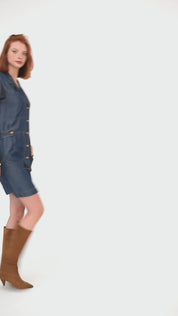 Abito corto in lyocell - Compagnia Italiana