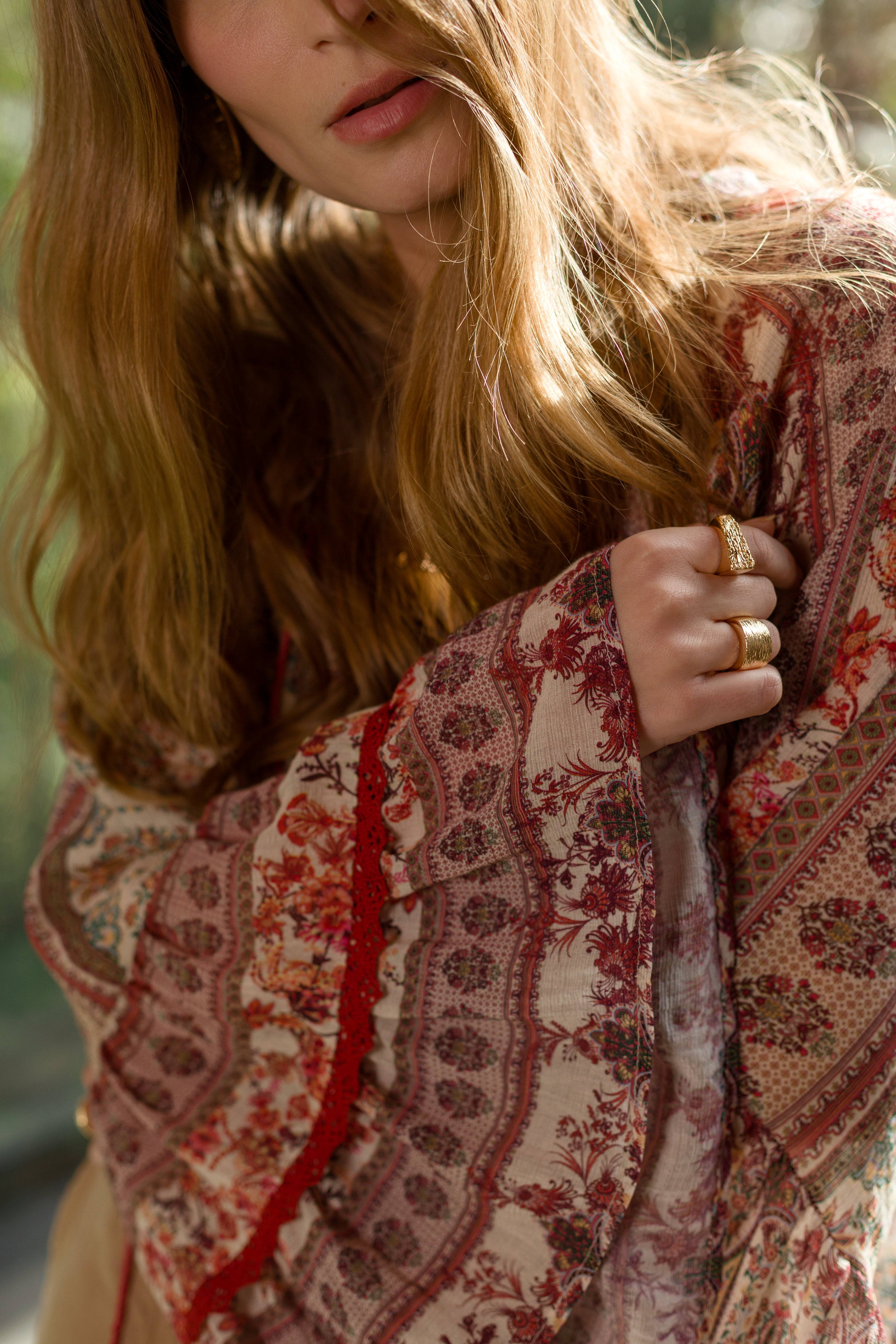 Patterned tunic
