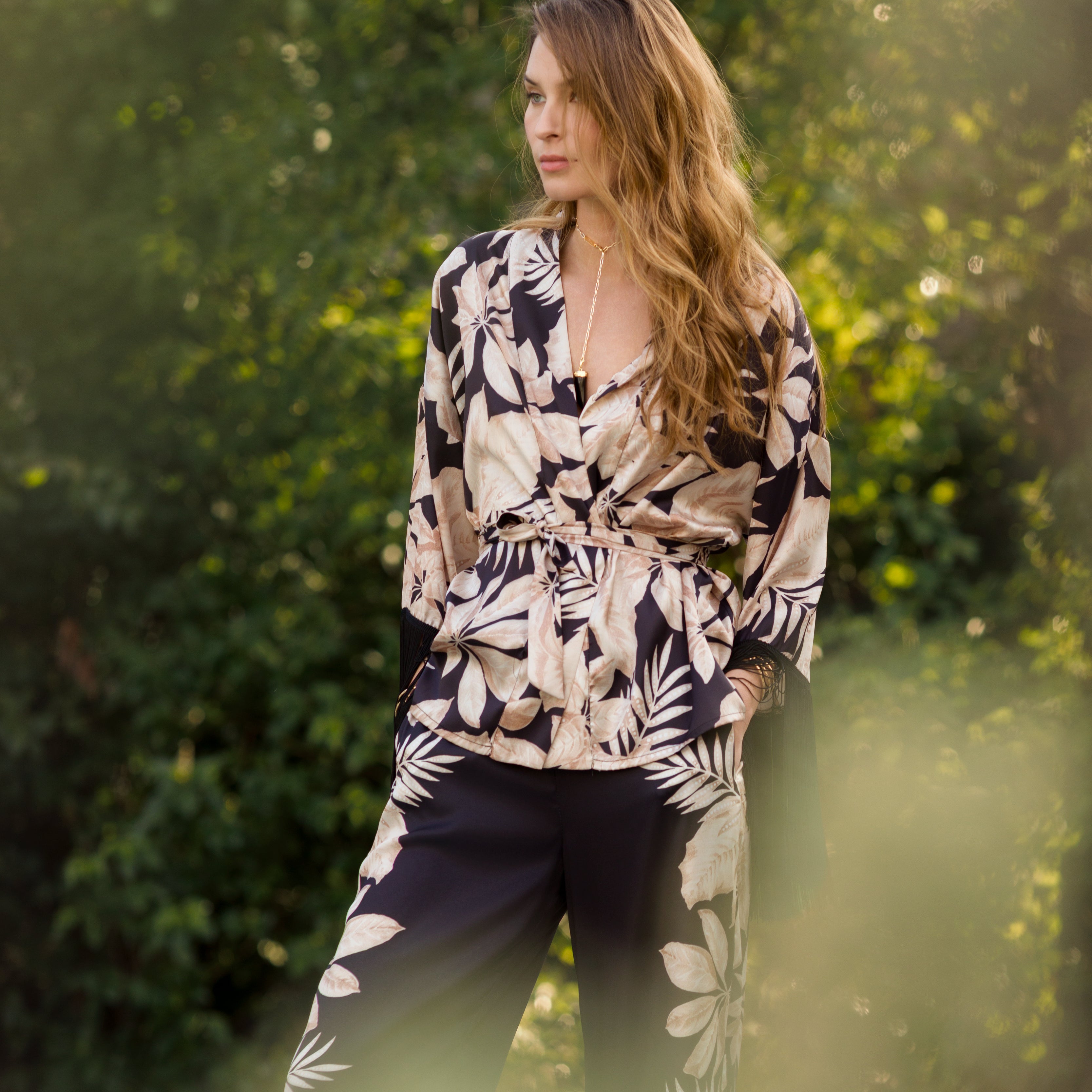 Kimono con frangia - Compagnia Italiana