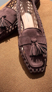 Mocassino con nappe