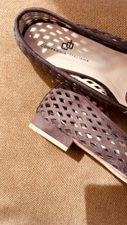 Mocassino con nappe