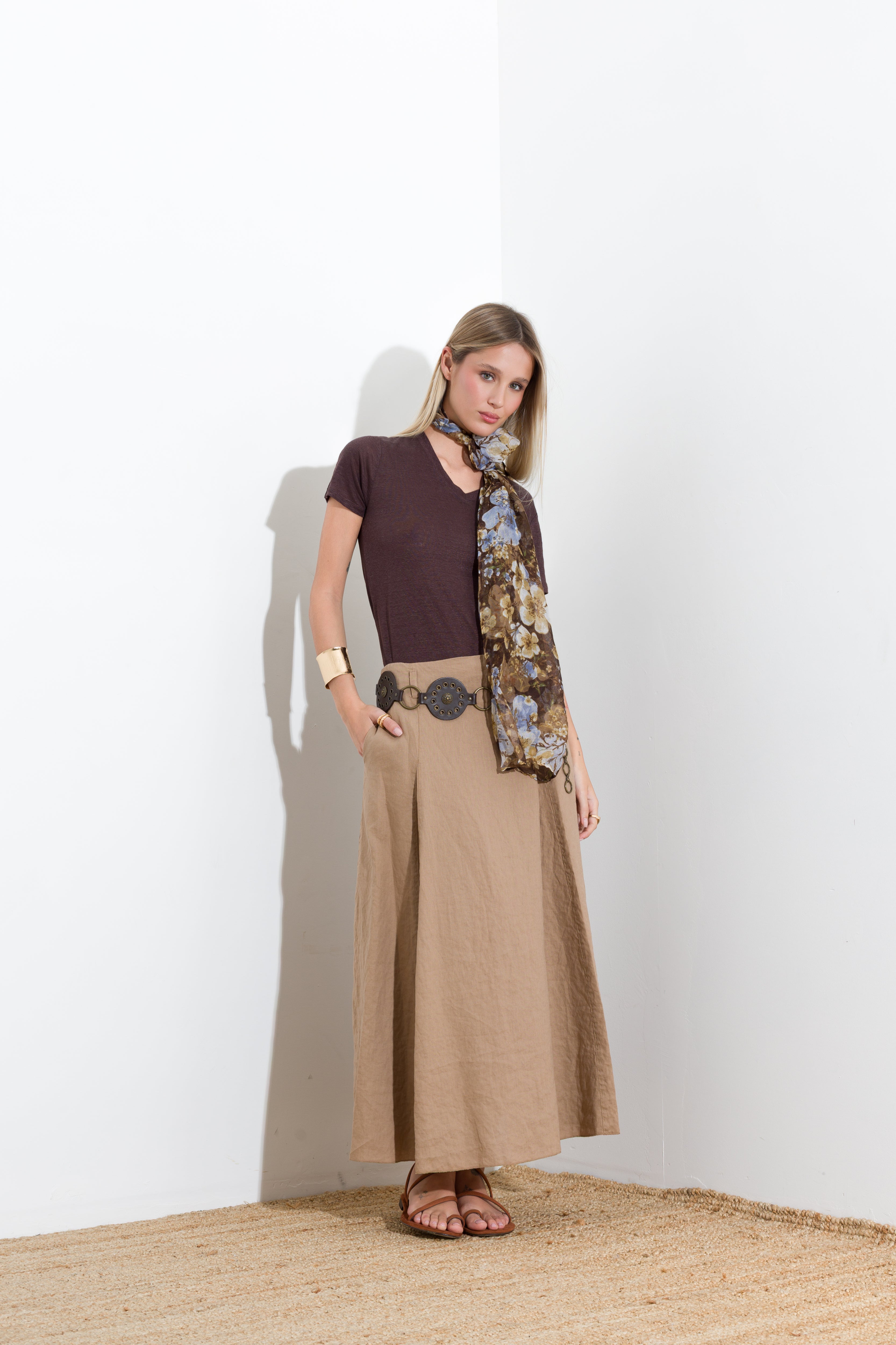 T-shirt in viscosa