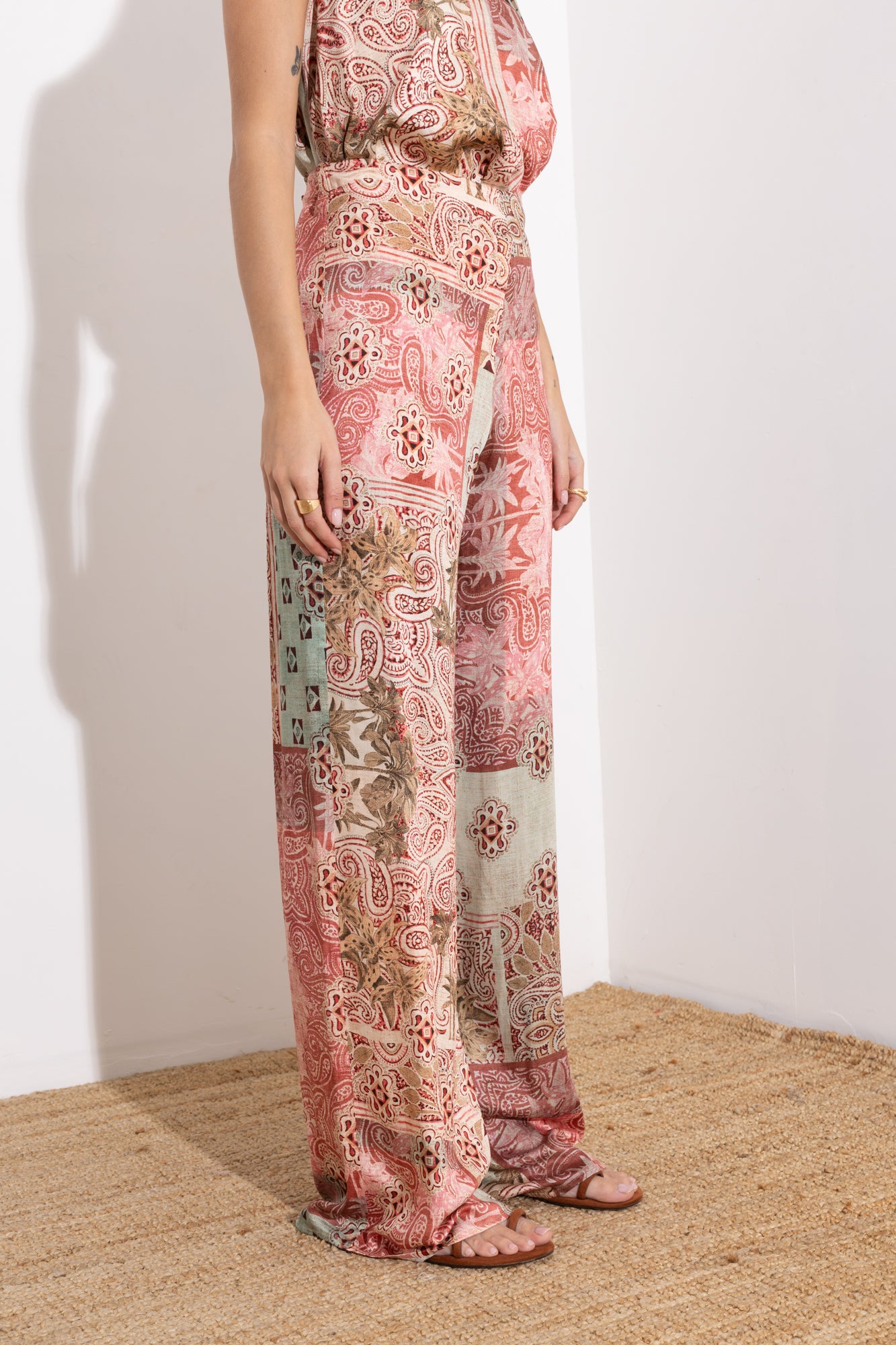 Pantalone stampa patch